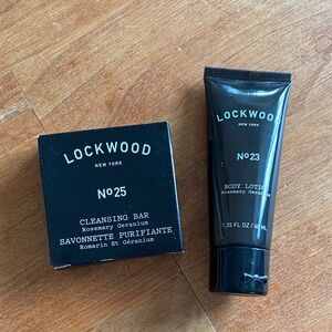 Lockwood New York No 23 Cleansing Bar and Body Lotion Travel Set